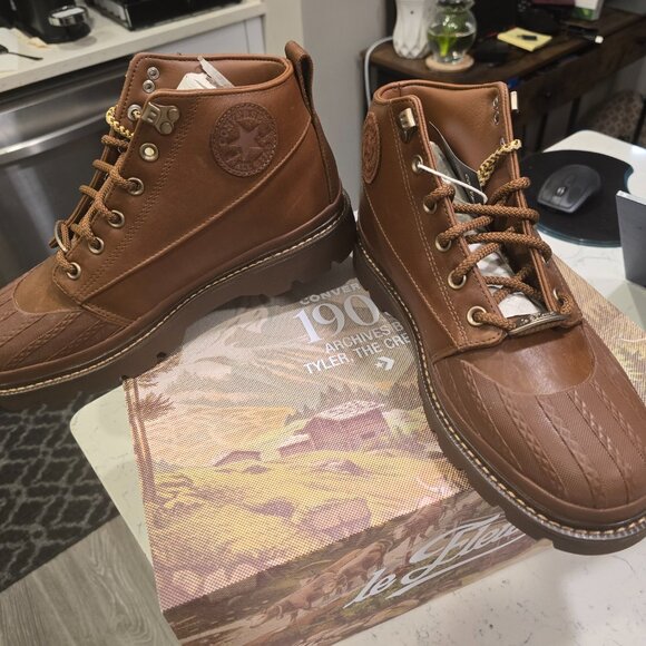 CONVERSE 1908 Bronco Boot GOLF le FLEUR Tyler The Creator A19145C Mens Sz 10 NEW - Picture 3 of 15